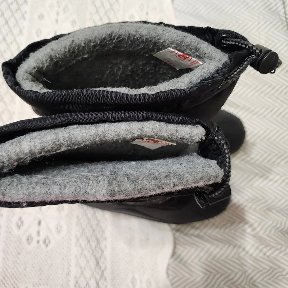 LL Bean Northwoods Kids Waterproof Winter Boots Size 3 Insulated Removable Liner